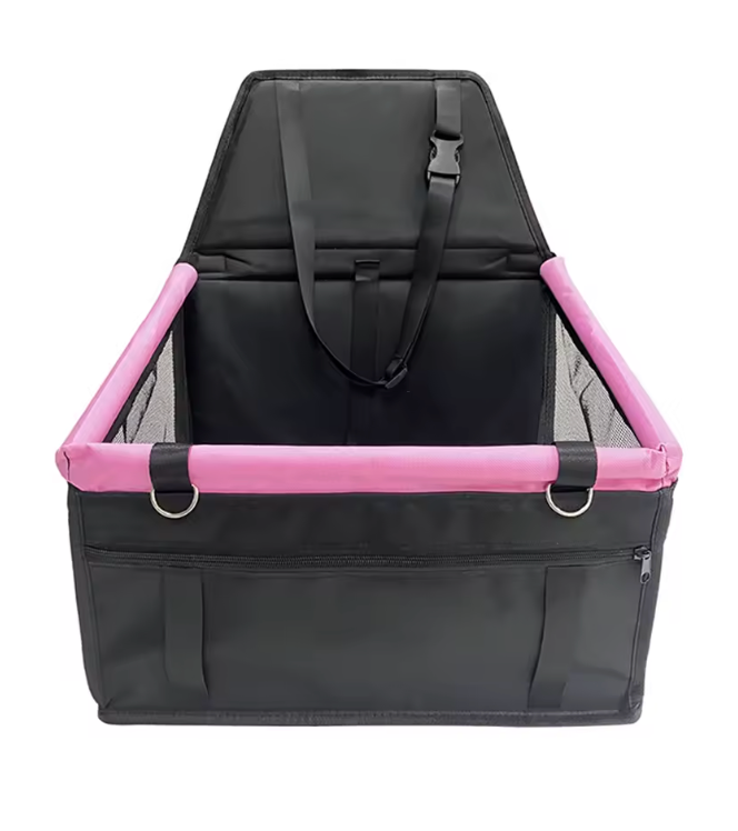 TailWaggers™ Travel Dog Car Seat Cover Waterproof Pet Dog Carriers Bag Cat Transport Hammock Dog Car Seat Basket for Small Medium Dogs