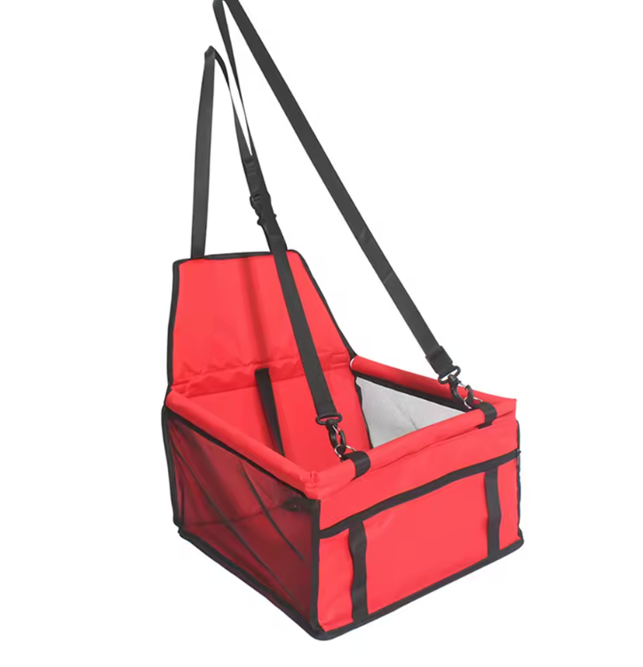 TailWaggers™ Travel Dog Car Seat Cover Waterproof Pet Dog Carriers Bag Cat Transport Hammock Dog Car Seat Basket for Small Medium Dogs