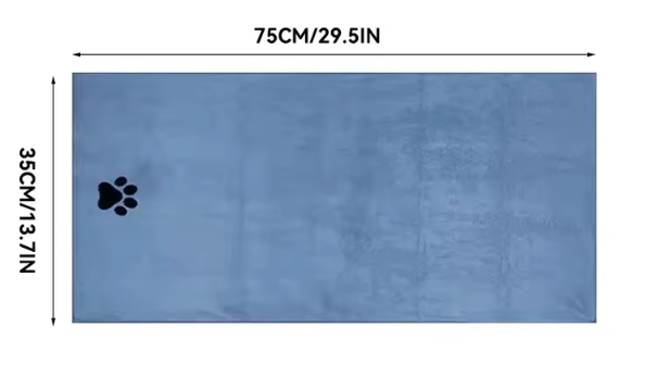 TailWaggers™ Pet Microfiber Drying Towel (Large)